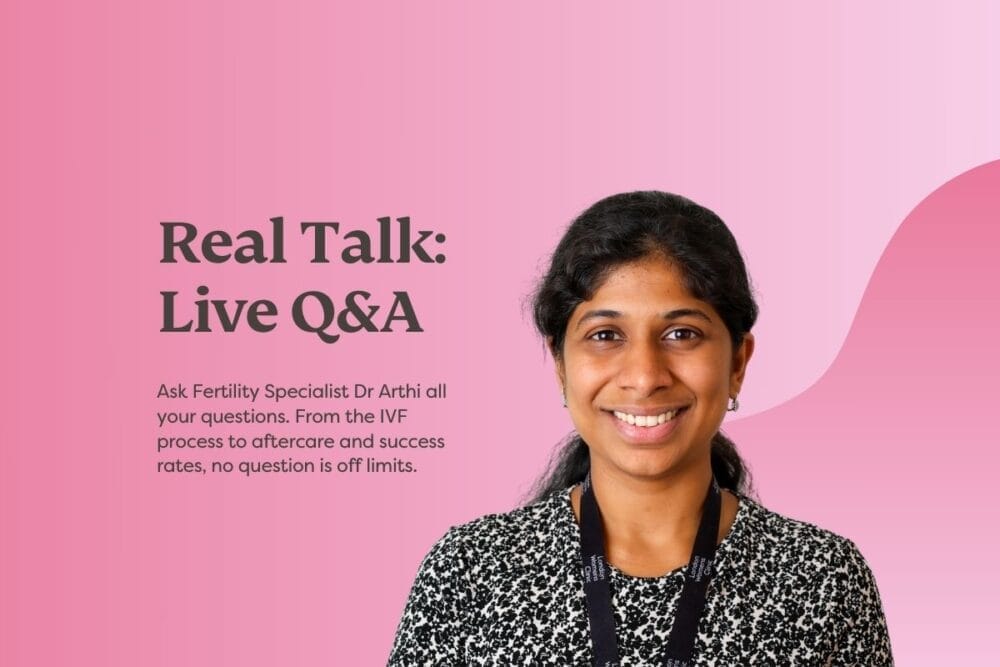Live Q&A Webinar with Dr Arthi