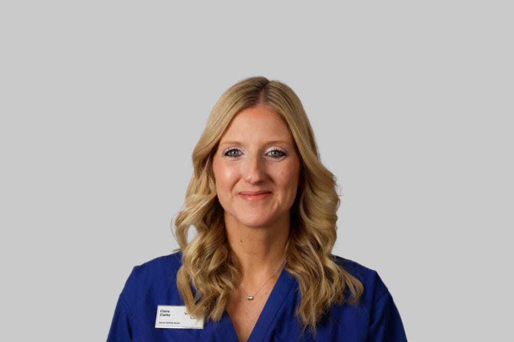 Claire Clark Senior Fertility Nurse TW